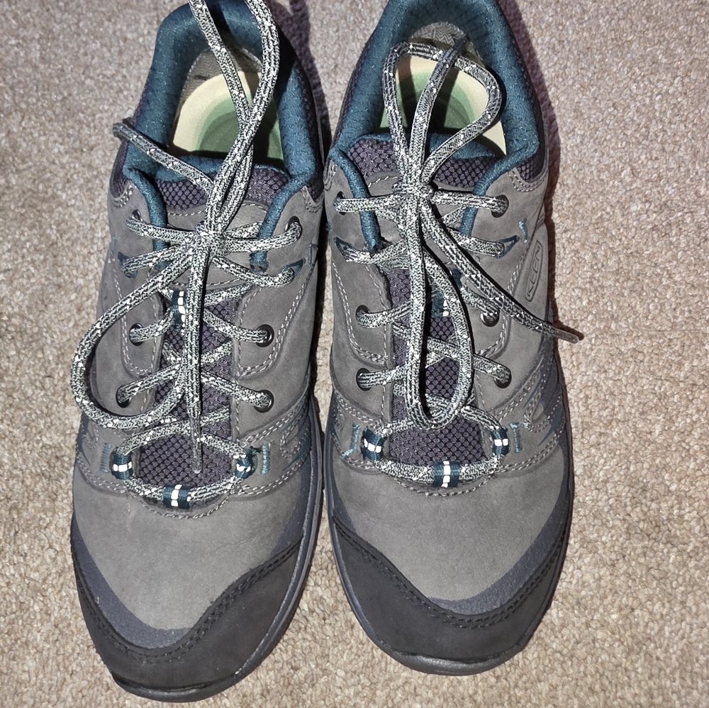 Keen Waterproof Hiking shoes Size 6 Blue Gray - Picture 3 of 12